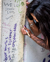 Prince:  Writing Name Of Admirer In Love Tunnel, New "Graffiti Tunnel"