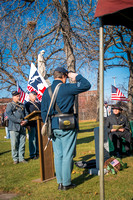 Placing of Flag at the Grave
