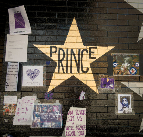 Prince's Gold Star. First Avenue Club May 4, 2016