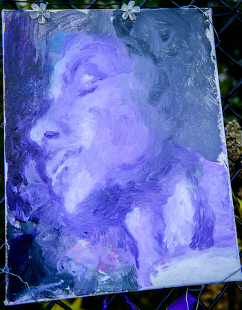 Purple Prince Painting