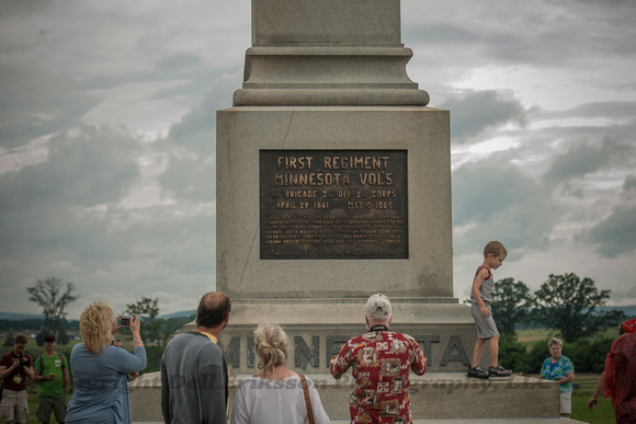 Tour Group 150-Year Minnesota Civil War Anniversary; Gettysburg: