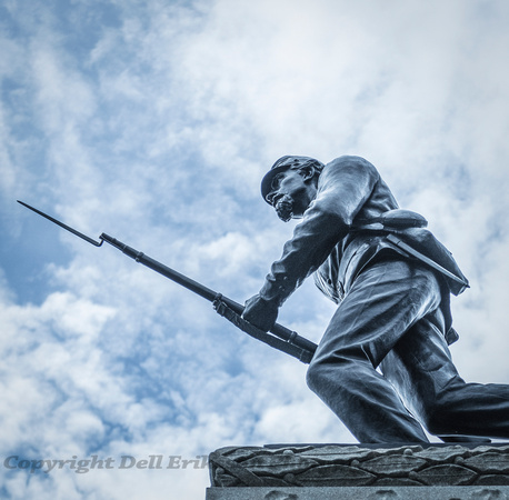 1st Minnesota Infantry & Gettysburg:  Soldier Top Of Minnesota Memorial
