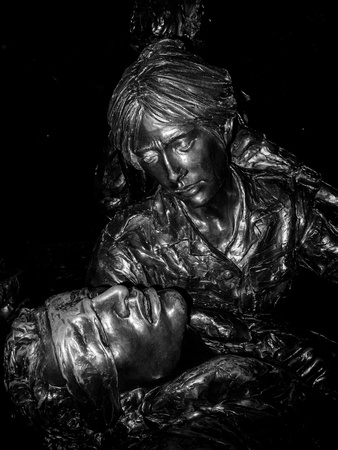 Vietnam War:  From, Nurses Bronze Memorial, Glenna Goodacre, 1993