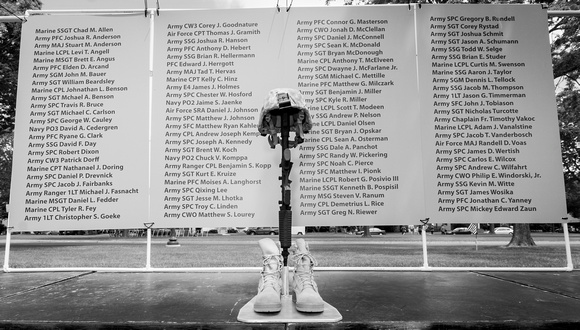 Vietnam War:  Traveling Tribute, Minnesota Fallen Victory Memorial Monument, Minneapolis, MN
