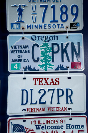Vietnam War:  License Plates