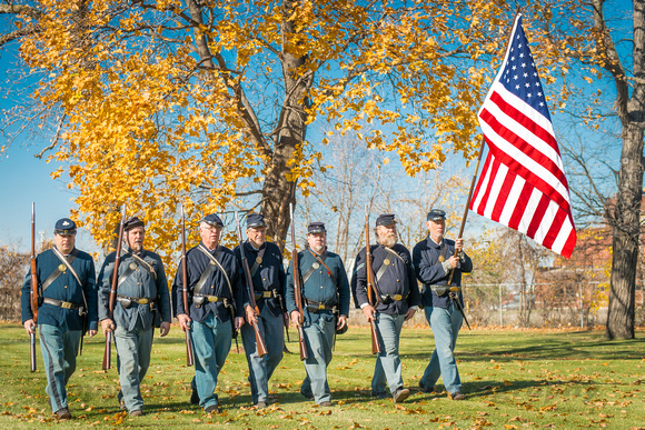 Civil War:  Color Guard, 1st Minnesota Volunteers