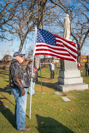 Civil War:  Flag Line, Patriot Guards