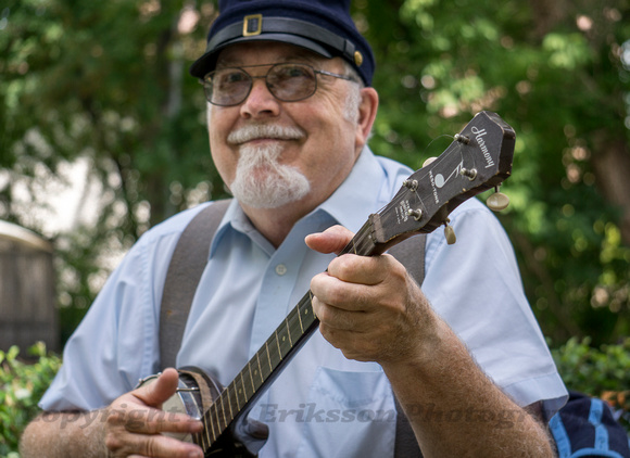 Civil War, Minnesota:  Civil War, Minnesota:  Playing Guitar, Lake, MN