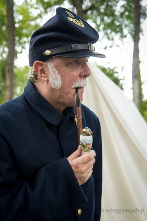 Civil War, Minnesota: Union Solder Smoking Pipe, Battle Lake, MN