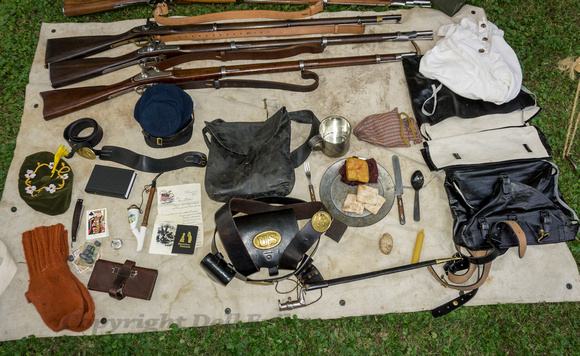 Civil War, Minnesota:  Solder's Gear, Battle Lake, MN
