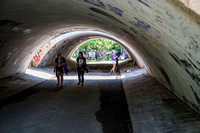 Prince:  Fans In Riley Love Tunnel