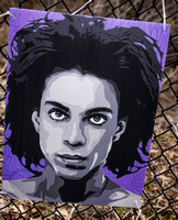 Prince:  Fence: Painting, Prince Portrait