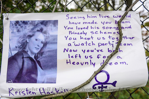 Prince:  You Kept Us Together, Now You've Left Us For A Heavenly Dream, Kristen Haskell