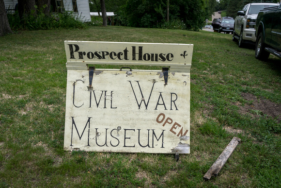 Civil War, Minnesota:  Civil War Museum, Open, Battle Lake, MN