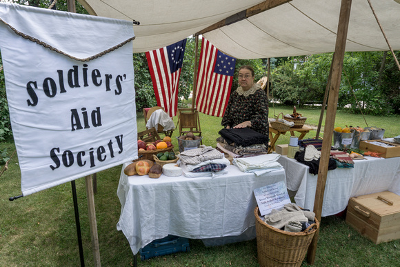 Civil War, Minnesota:  Solders Aid Society, Battle Lake, MN