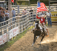 Saluting The Flag, Jody Bombeck, Miss Rodeo Minnesota, 2016