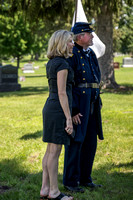 FOX-TV9 Anchor Kelcey Carlson & Commander Gary Carlberg
