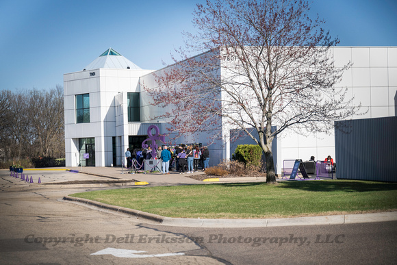 Prince:  Paisley Park, Prince's Home, Visitors At Make-Believe Fence