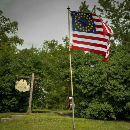 Civil War, Minnesota:  Union Flag, Battle Lake, MN
