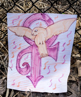 Flying Dove & Love Symbol