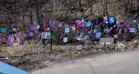 Fence Memorabilia From Top of Riley Creek Tunnel